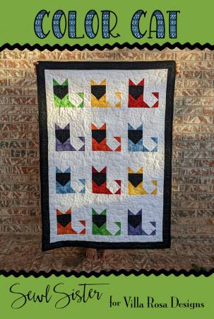 Color Cat Quilt Pattern by Villa Rosa Designs - VRDSS001