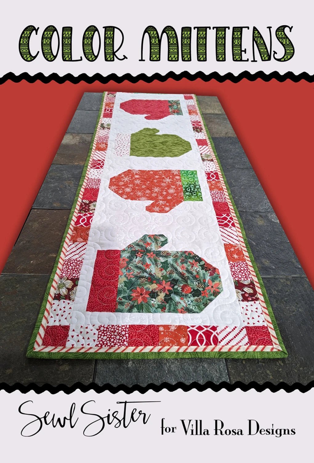 Color Mittens Quilt Pattern by Villa Rosa Designs - VRDSS010