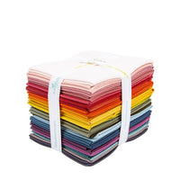 Confetti Cotton Solid Quilt Fabric - 24 piece Moody Fat Quarter Bundle - FQ-MOO120-24