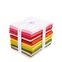 Confetti Cotton Solid Quilt Fabric - 24 piece Warm Fat Quarter Bundle - FQ-WAR120-24