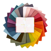 Confetti Cotton Solid Quilt Fabric - 24 piece Moody Fat Quarter Bundle - FQ-MOO120-24