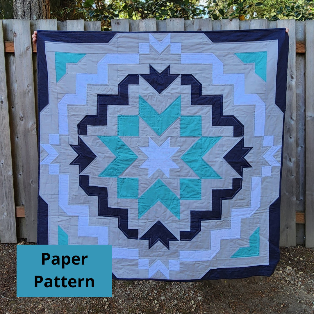 Seismic Impact Quilt Pattern from Happy Cloud Creations - HC131