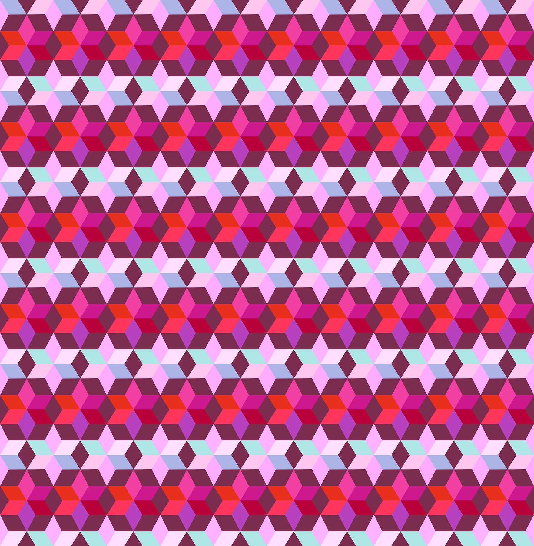 Cozy Christmas Quilt Fabric by Anna Maria - Starlight in Mulled Wine Red/Pink - AMT165-39L