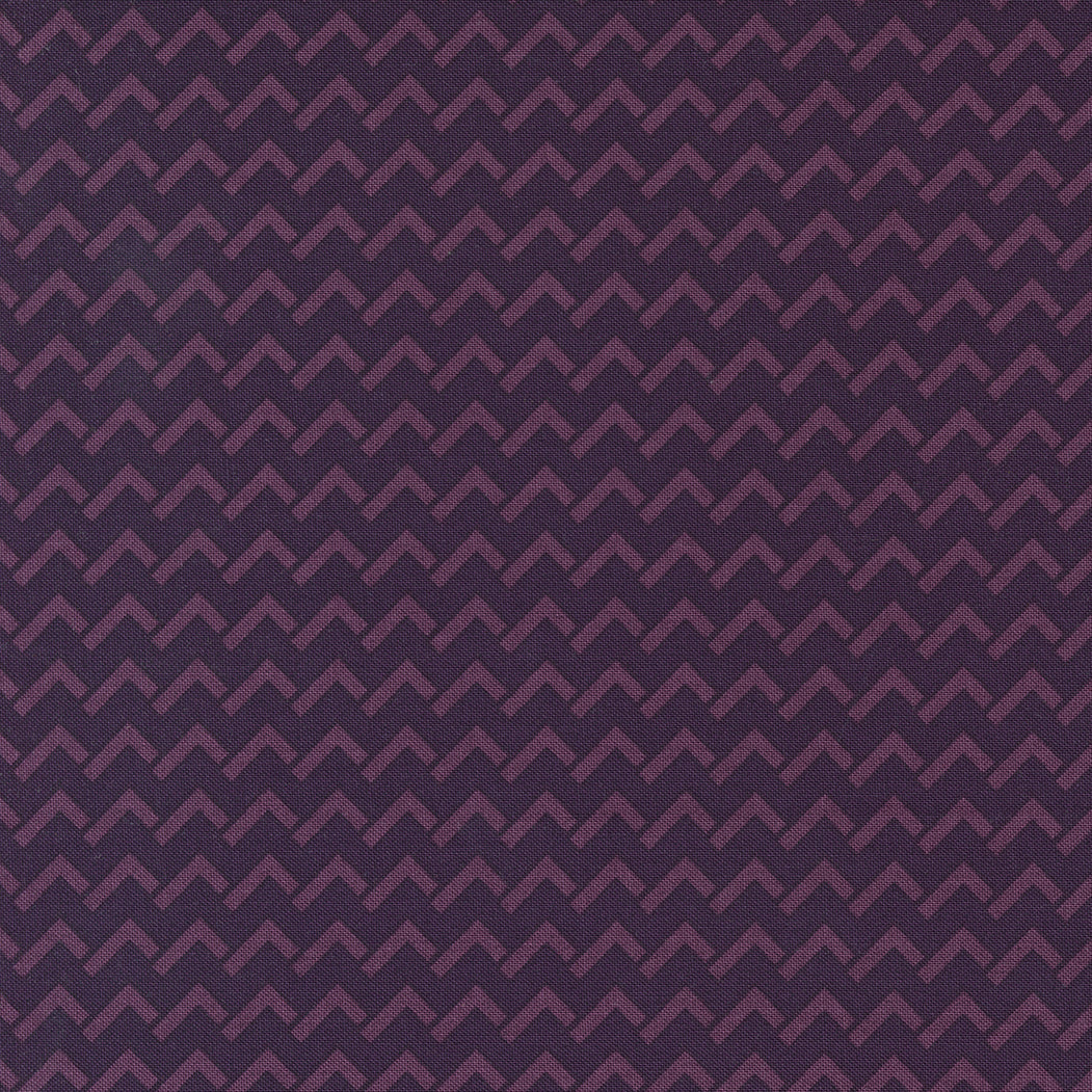 Creativity Roars Quilt Fabric - Check Yourself in Plum Purple - 47547 23