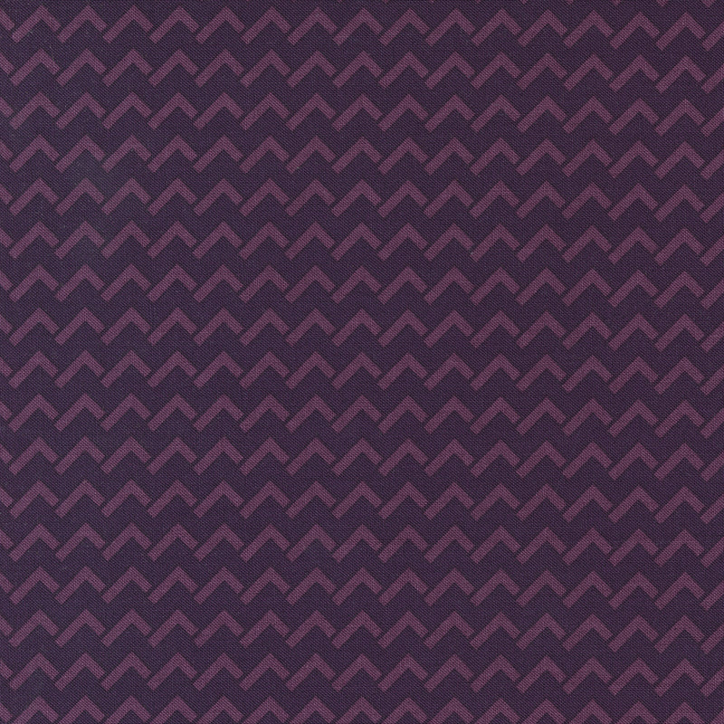 Creativity Roars Quilt Fabric - Check Yourself in Plum Purple - 47547 23