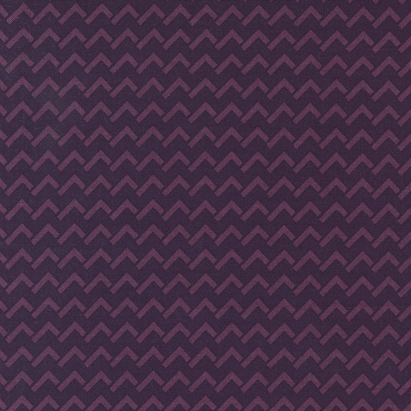 Creativity Roars Quilt Fabric - Check Yourself in Plum Purple - 47547 23