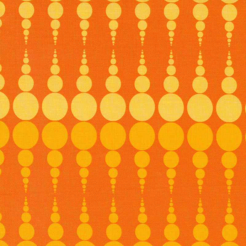 Creativity Roars Quilt Fabric - Electric Geometrics in Orange - 47545 14