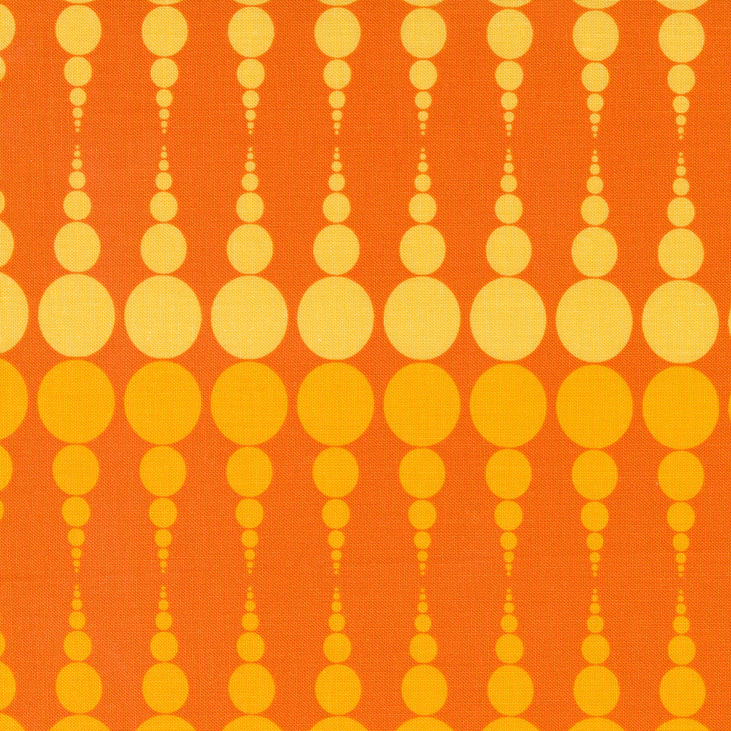 Creativity Roars Quilt Fabric - Electric Geometrics in Orange - 47545 14