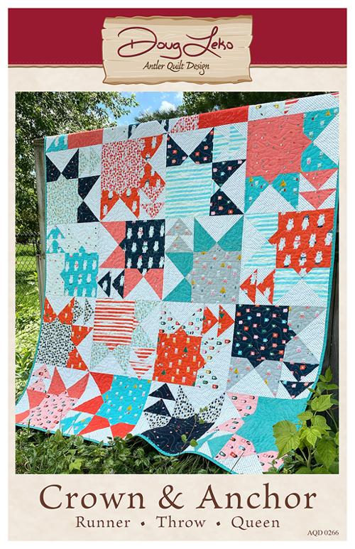 Crown & Anchor Quilt Pattern by Doug Leko - AQD 0266 0292