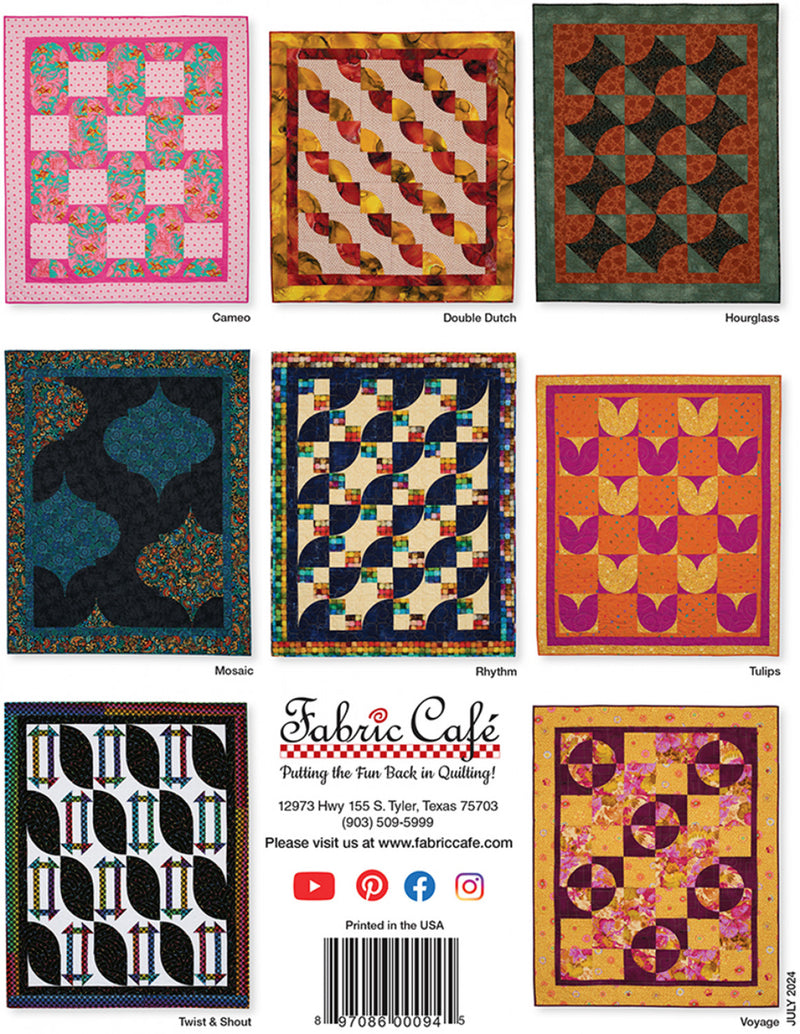 Curve Appeal with 3 Yard Quilts Book  - FC032443