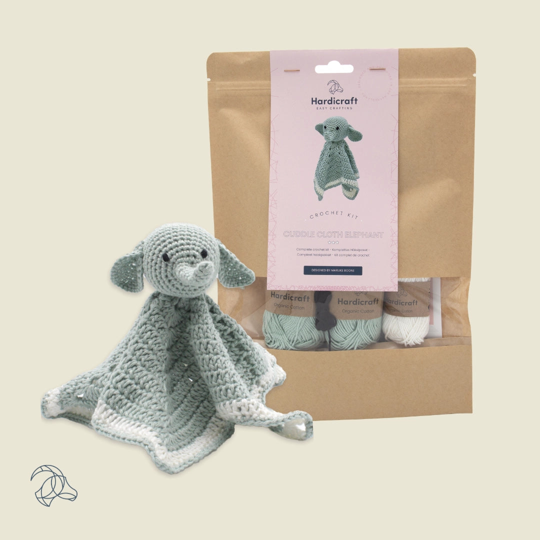 DIY Crochet Kit - Elephant Cuddle - HC-40MB090