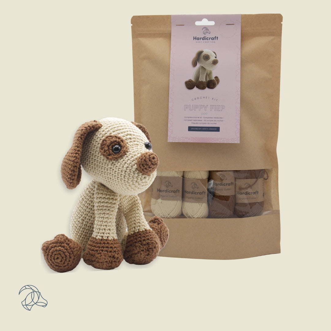 DIY Crochet Kit - Fiep Puppy - HC-40CK062