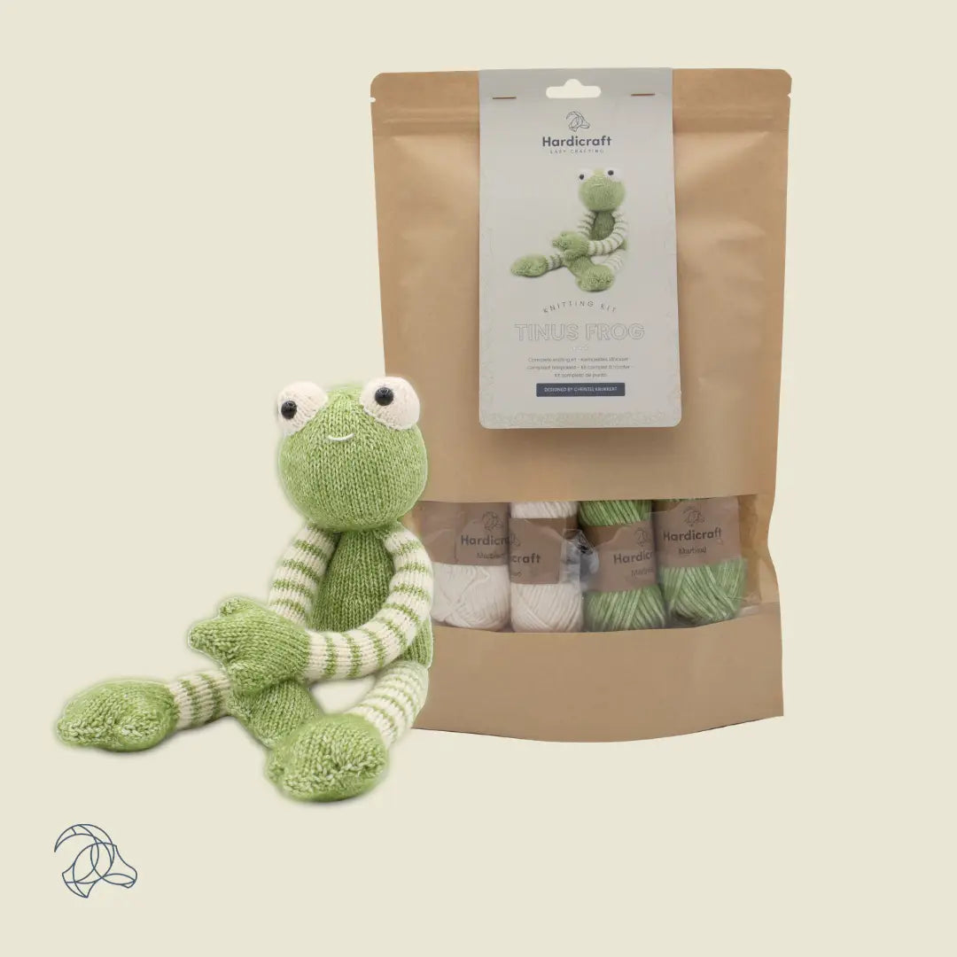 DIY Knitting Kit - Tinus Frog - HC-41CK022