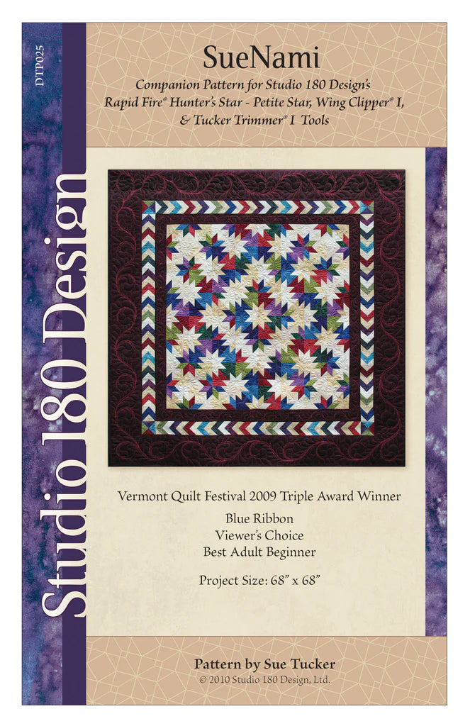 SueNami Quilt Pattern from Studio 180 Designs - DTP025