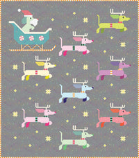 Dachshund Through The Snow Quilt Pattern from Art East Quilting Co. - AEDS0926