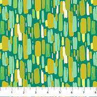 Daisy Crush Quilt Fabric - Dappled in Emerald Green - 91283-64