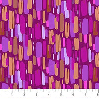 Daisy Crush Quilt Fabric - Dappled in Plum Purple - 91283-28