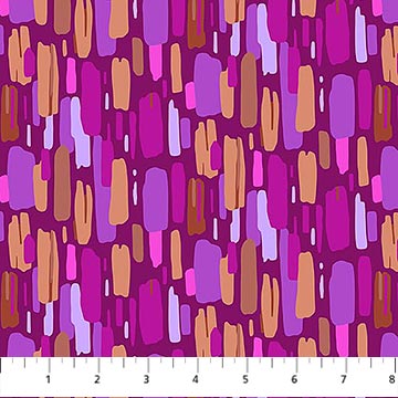 Daisy Crush Quilt Fabric - Dappled in Plum Purple - 91283-28