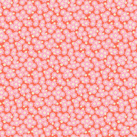 Daisy Crush Quilt Fabric - Dear Daisy in Clementine Orange - 91284-56