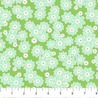 Daisy Crush Quilt Fabric - Dear Daisy in Clover Green - 91284-72