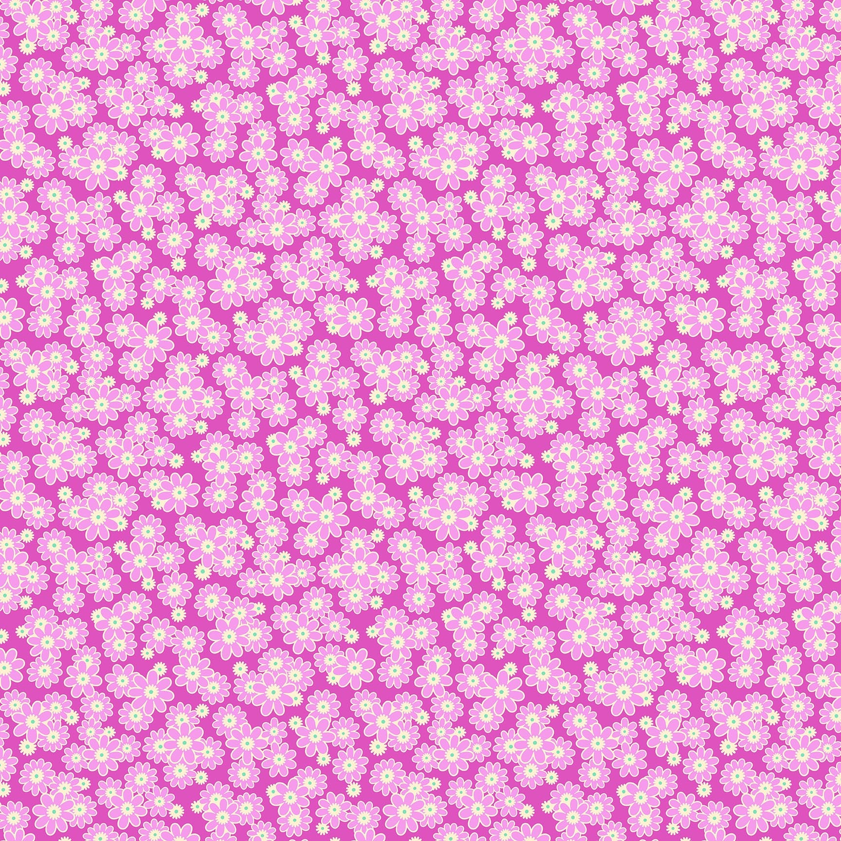 Daisy Crush Quilt Fabric - Dear Daisy in Violet Purple - 91284-28