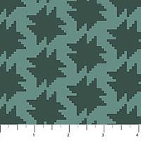 Daisy Crush Quilt Fabric - Lovestruck in Slate Green - 91285-68