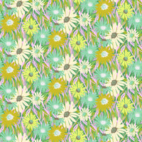 Daisy Crush Quilt Fabric - Unchained in Clover - 91280-70