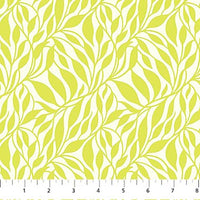 Daisy Crush Quilt Fabric - Wander in Citrine Green - 91286-50