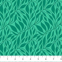Daisy Crush Quilt Fabric - Wander in Emerald Green - 91286-64