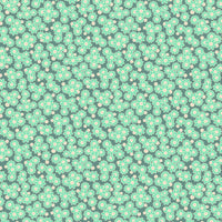 Daisy Crush Quilt Fabric - Dear Daisy in Slate Green - 91284-64