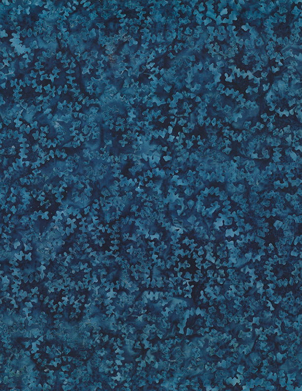 Del Mar Batik Quilt Fabric - Diagonal Line in Navy - 1400 22263 494