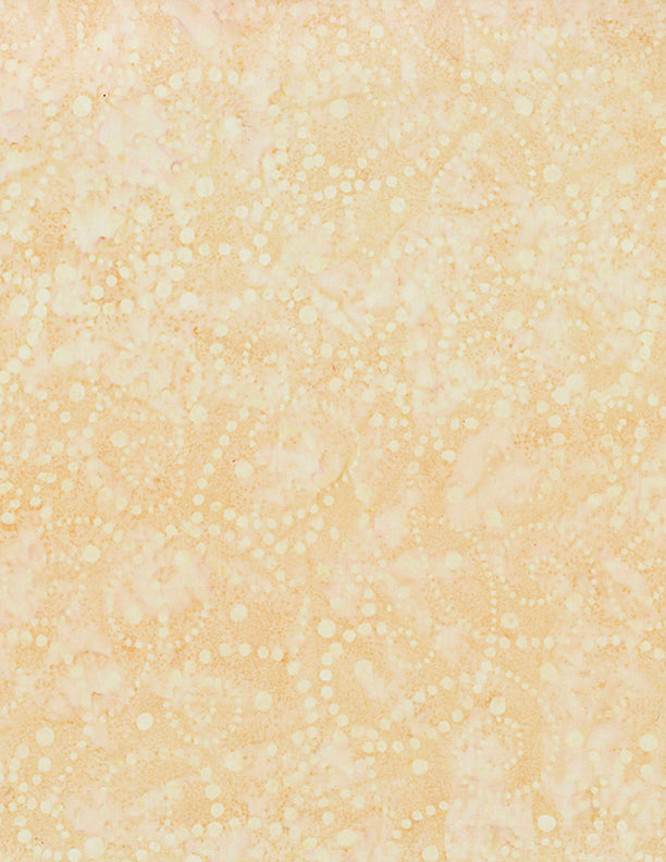 Del Mar Batik Quilt Fabric - Pointilist Scroll in Dark Beige - 1400 22264 225