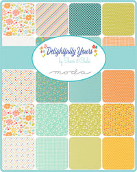 Delightfully Yours Quilt Fabric - Layer Cake - set of 42 10" squares - 37700LC