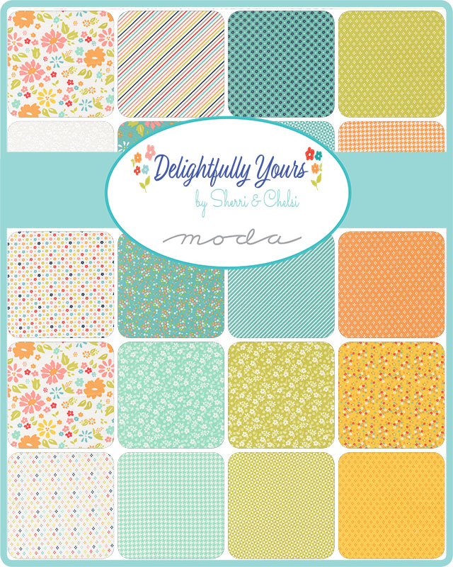 Delightfully Yours Quilt Fabric - Layer Cake - set of 42 10" squares - 37700LC