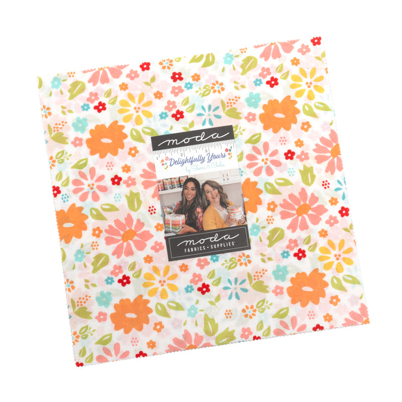 Delightfully Yours Quilt Fabric - Layer Cake - set of 42 10" squares - 37700LC