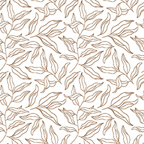 Ditsy Blenders Quilt Fabric - Leaf Lines in Brown - 16624848