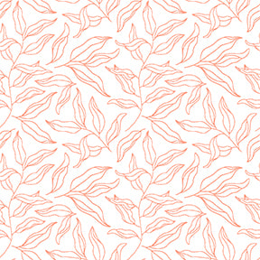 Ditsy Blenders Quilt Fabric - Leaf Lines in Peach (Orange) - 16624819