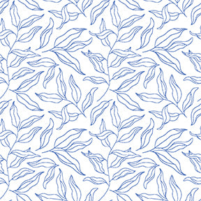 Ditsy Blenders Quilt Fabric - Leaf Lines in Royal Blue - 16624844