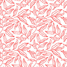Ditsy Blenders Quilt Fabric - Leaf Lines in Red - 16624817