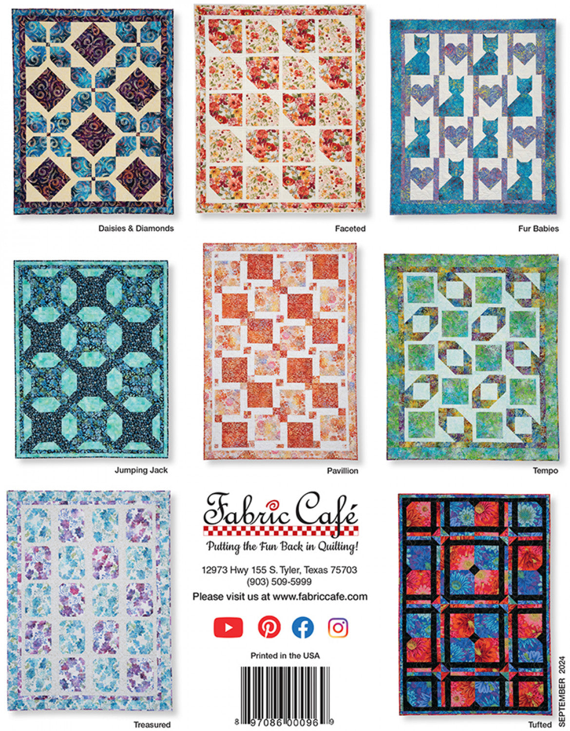 Double Focus 3 Yard Quilts Book - FC032444