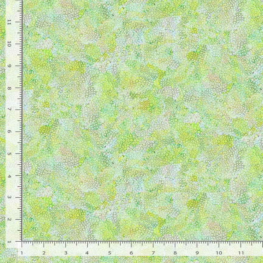 Dragonfly Mist Quilt Fabric - Bubble Texture in Green - DOT-CD3212 GREEN