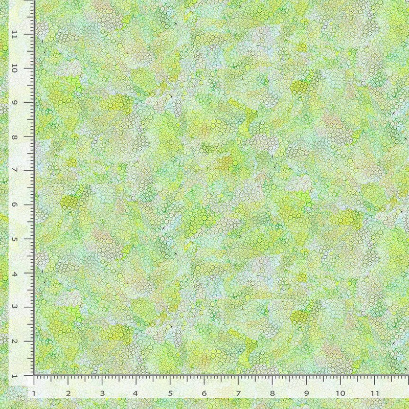 Dragonfly Mist Quilt Fabric - Bubble Texture in Green - DOT-CD3212 GREEN
