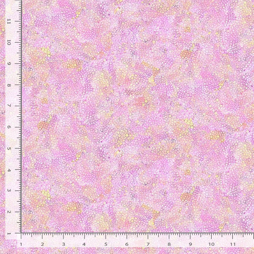 Dragonfly Mist Quilt Fabric - Bubble Texture in Pink - DOT-CD3212 PINK