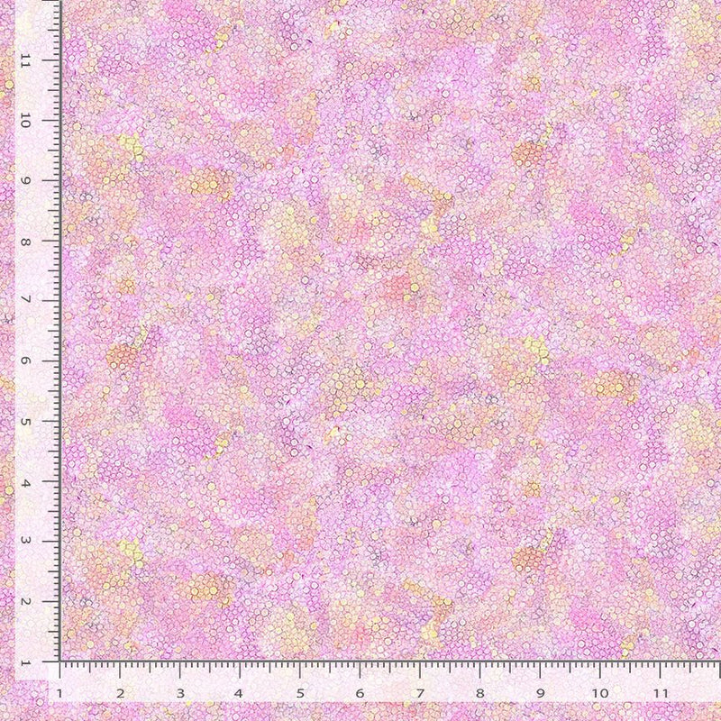 Dragonfly Mist Quilt Fabric - Bubble Texture in Pink - DOT-CD3212 PINK