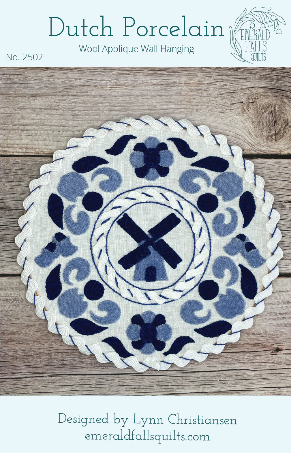 Dutch Porcelain Pattern by Lynn Christiansen - 2502 DP