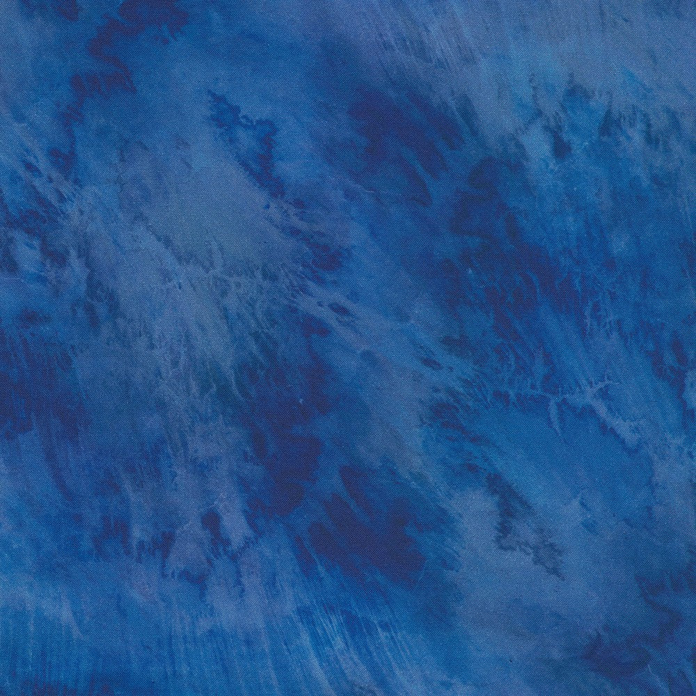 Earth Views - Ocean Quilt Fabric - Cobalt - AKWD-23317-72 COBALT