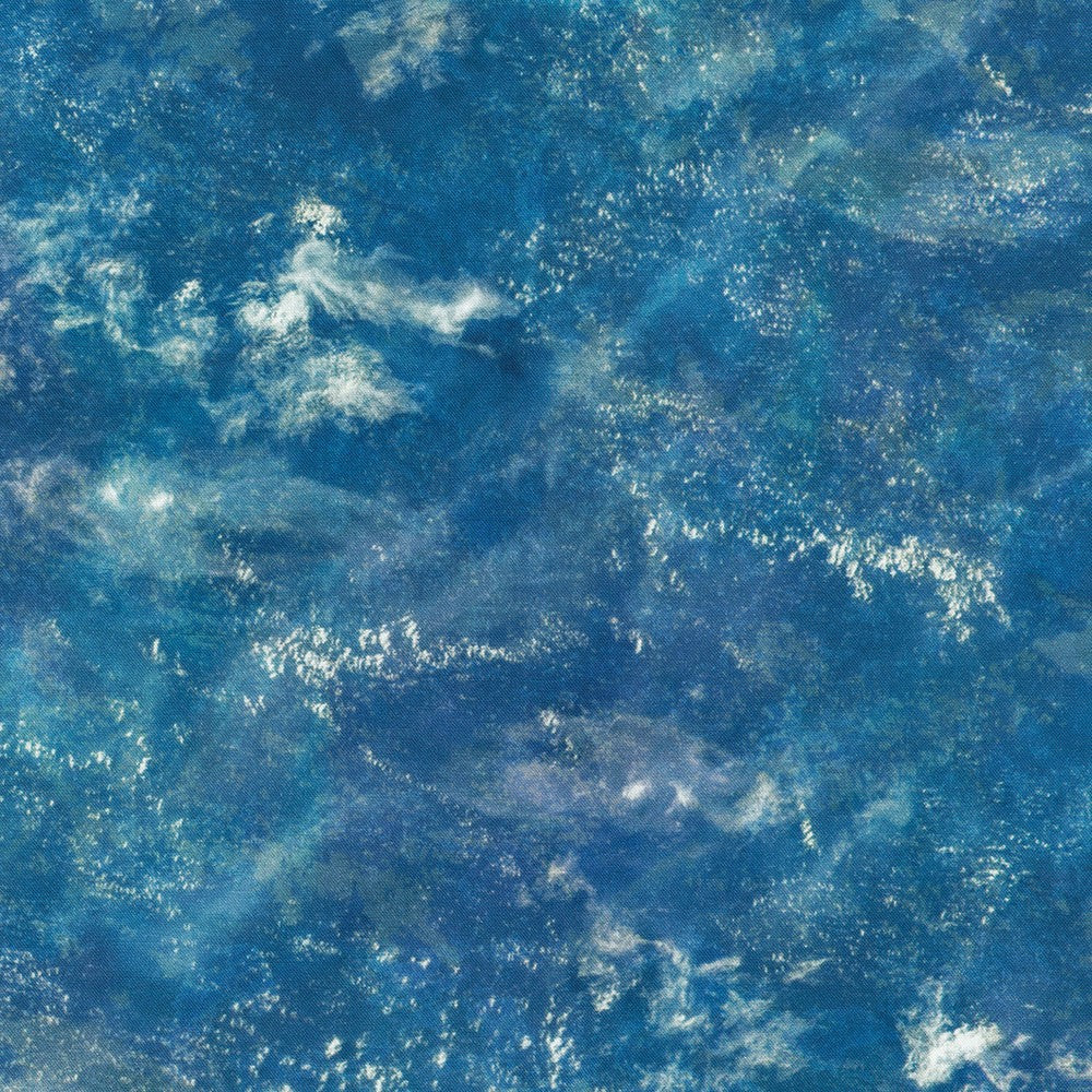 Earthviews - Ocean Quilt Fabric - Azure - AKWD-23320-64 AZURE