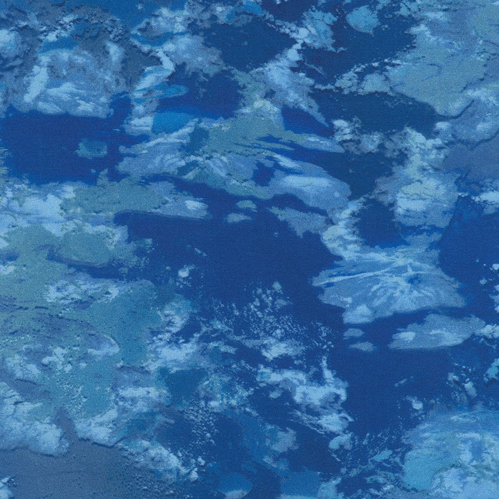 Earthviews - Ocean Quilt Fabric - Ocean - AKWD-23316-59 OCEAN