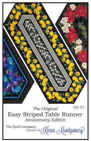 Easy Striped Table Runner Pattern - TQC 272