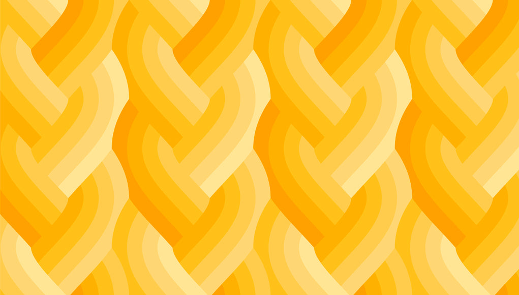 Echo Quilt Fabric - Braid in Yellow - 42380 29